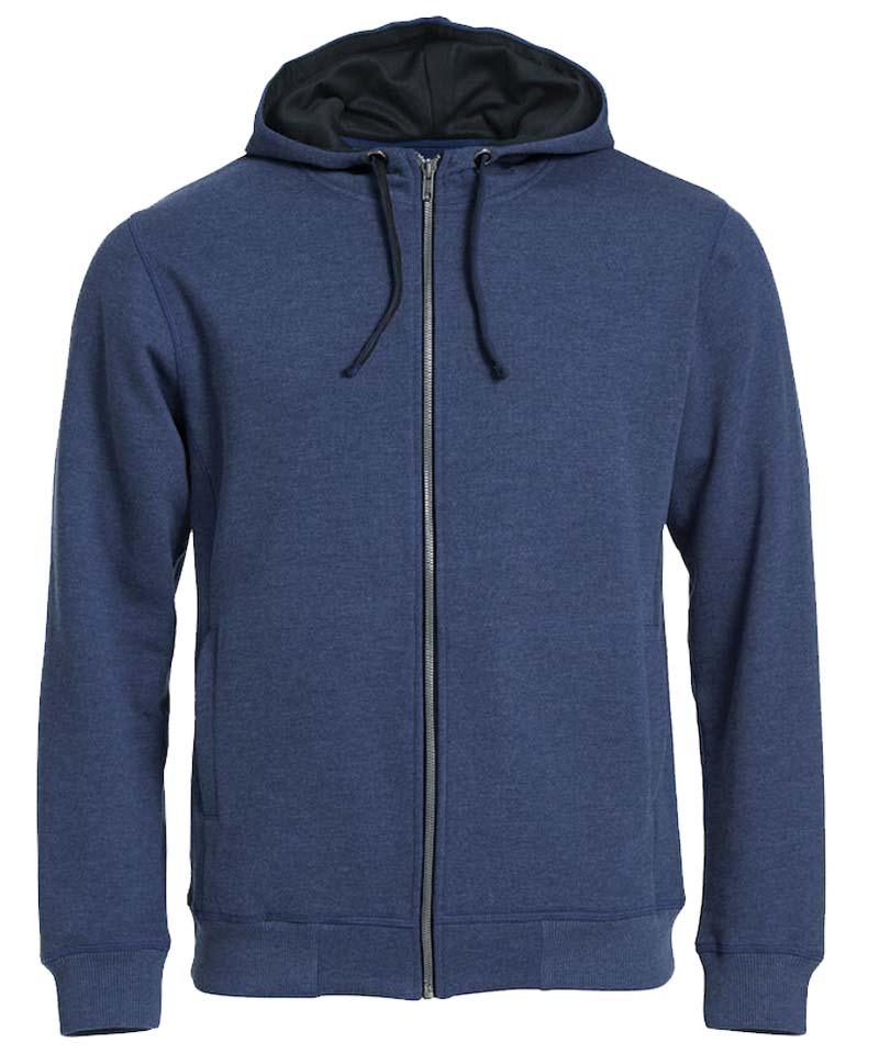 Classic hoodie Full zip navy