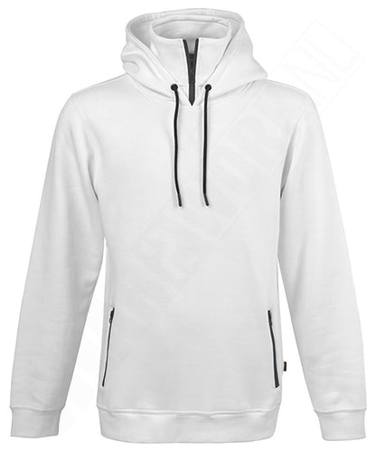 Zipneck Hoodie Antalia 4-Work wit