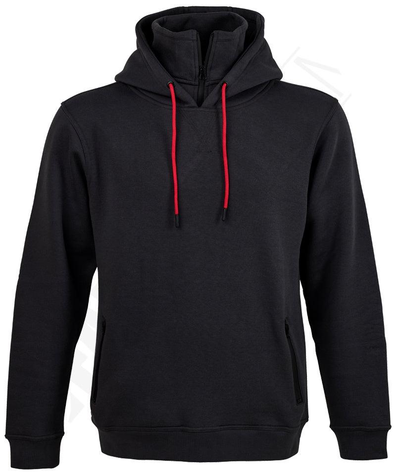 Zipneck Hoodie Antalia 4-Work zwart