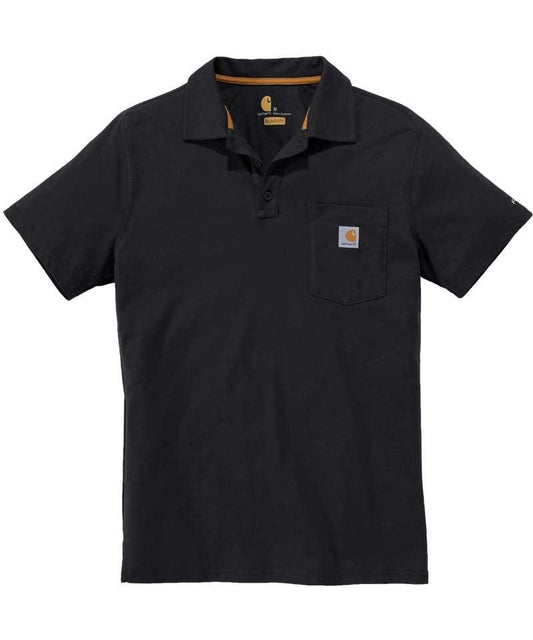 carhartt-poloshirt-delmont-zwart