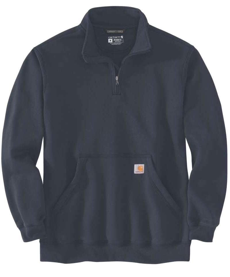 Carhartt Zipneck Sweater Mock navy