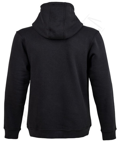 Zipneck Hoodie Antalia 4-Work zwart achterkant