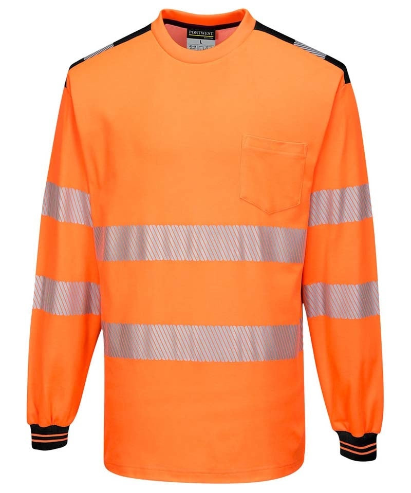 High-visibility t-shirt lange mouwen Vision