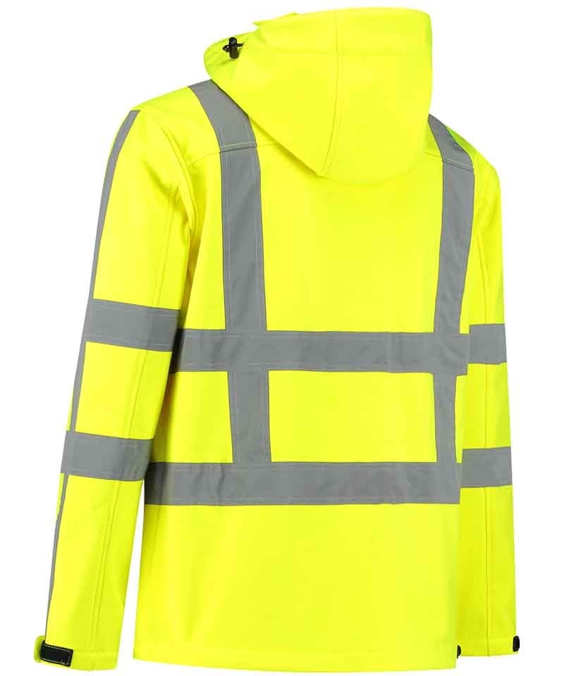 RWS Softshell jas high-visibility geel