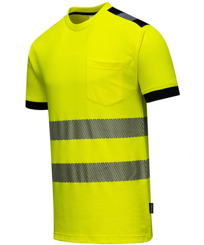 High-visibility t-shirt Vision geel