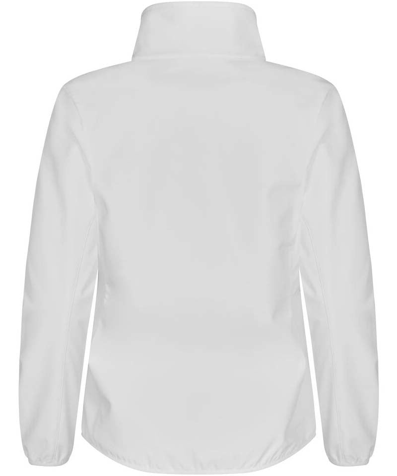 Dames softshell jas Clique wit Classic