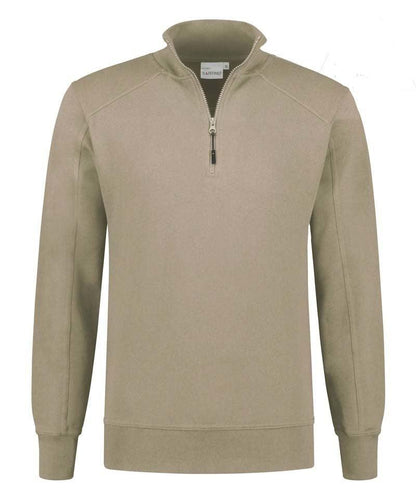 Zipneck sweater Santino Roswell khaky