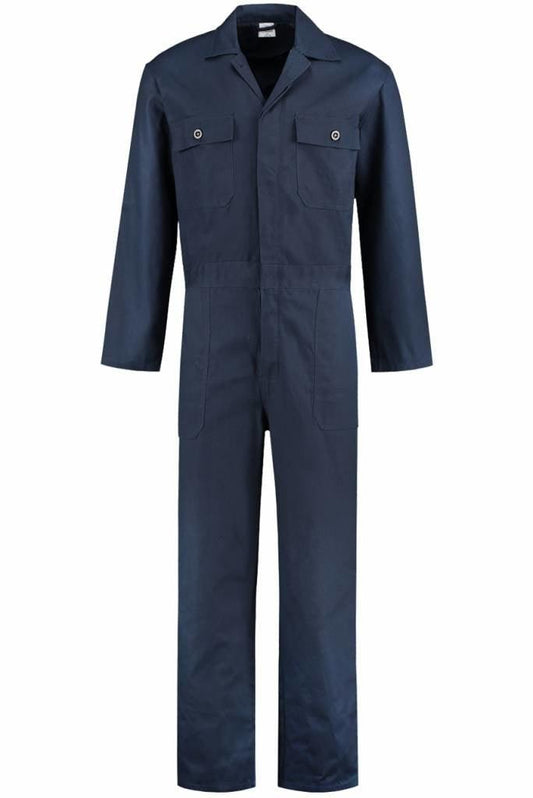 Overall Knoopsluiting Katoen navy