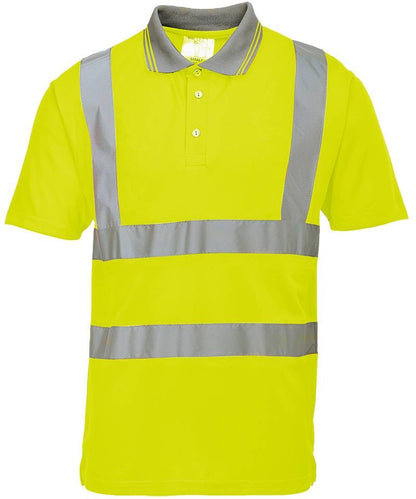 High-visibility poloshirt geel Portwest