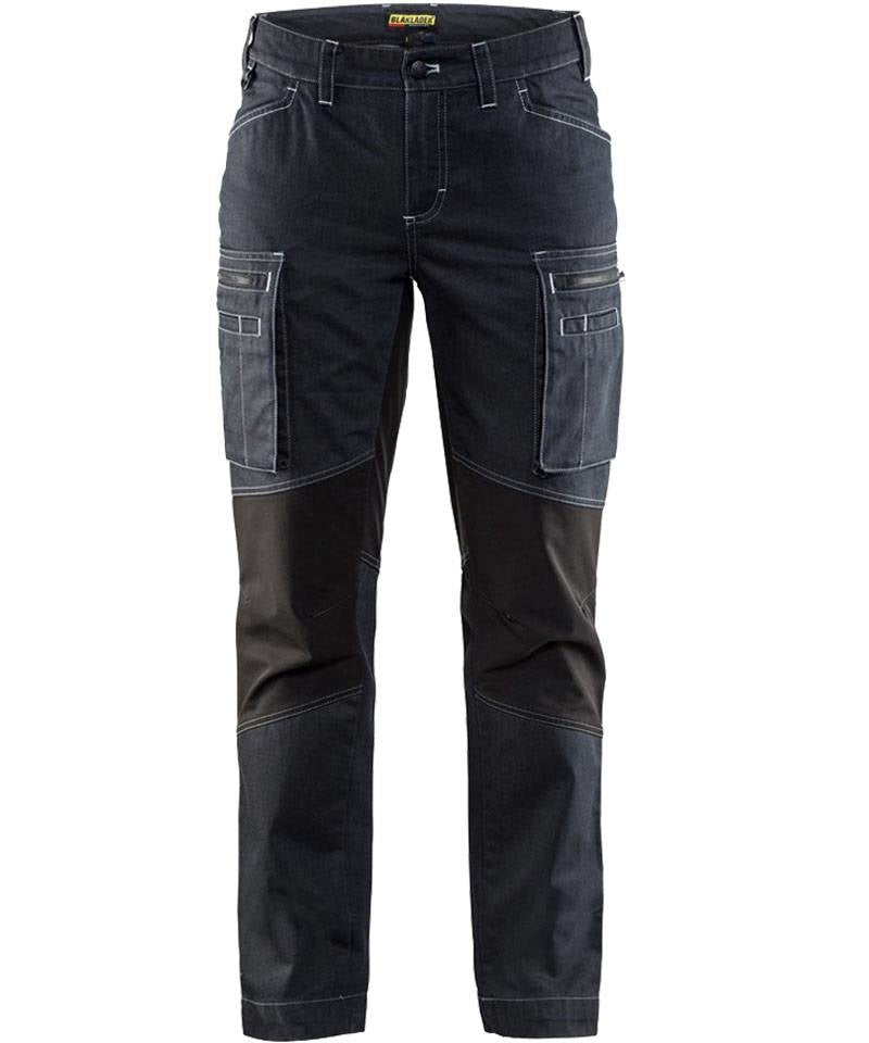 Dames stretch werkbroek Denim Blaklader