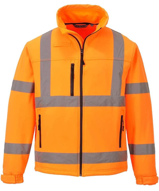 High-Visibility softshell jas oranje EN471