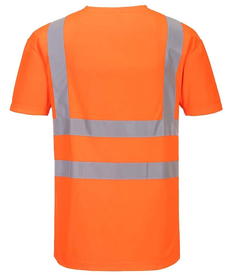 High-visibility t-shirt v-hals S179