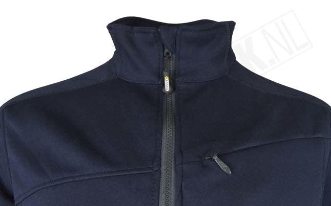 Dassy vest Velox navy kraag