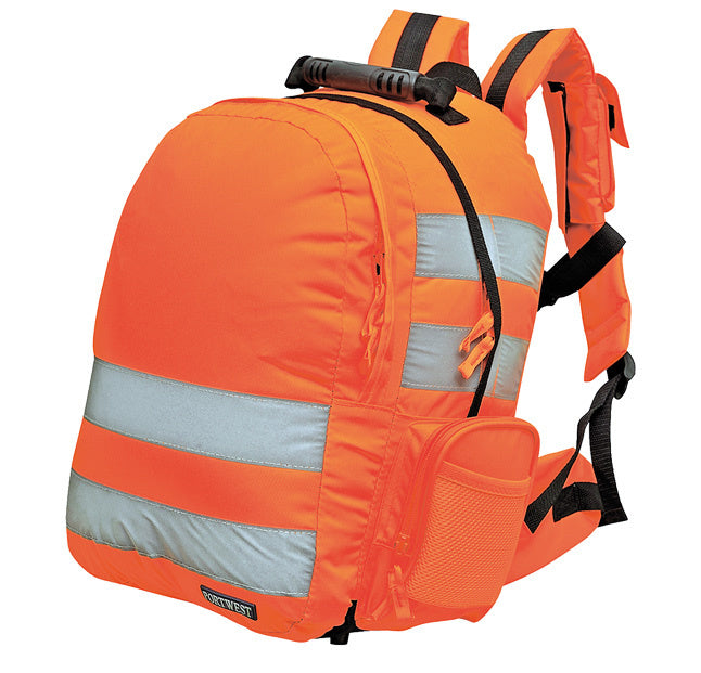 High-vis rugzak oranje