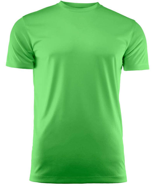 Printer sportshirt groen