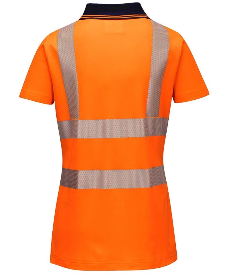 Dames poloshirt high-visibility LW72