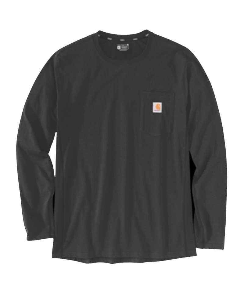 Carhartt t-shirt Force Flex met mouwen zwart