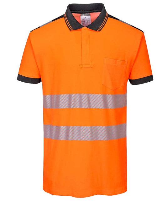 High-visibility poloshirt Vision oranje