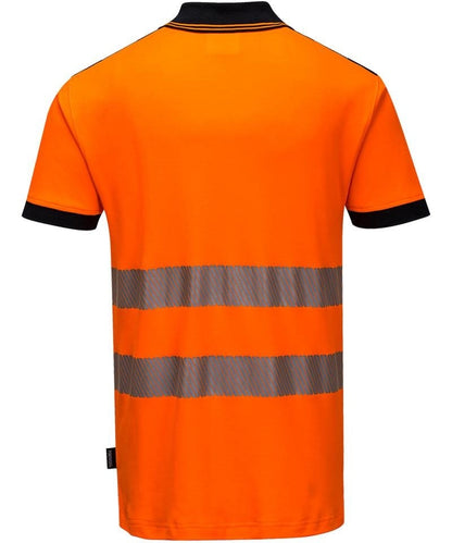 High-visibility poloshirt Vision oranje