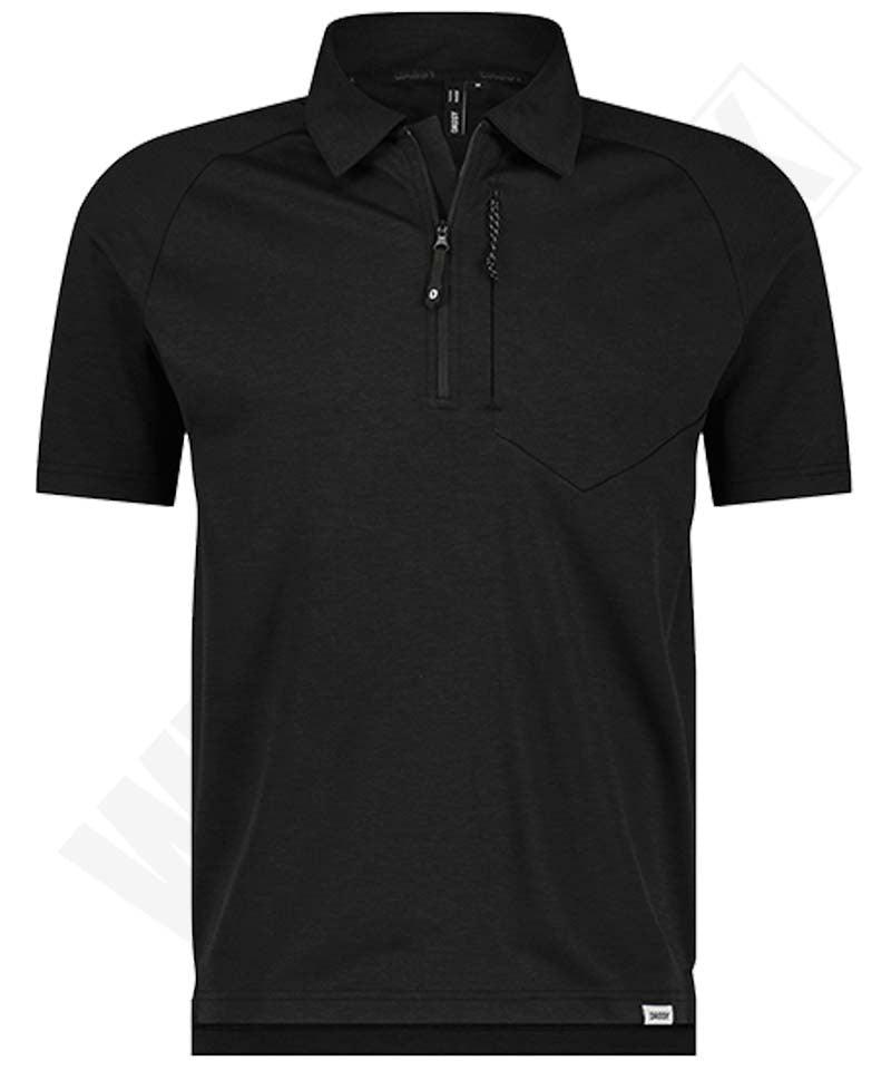 Dassy Poloshirt Madidi zwart