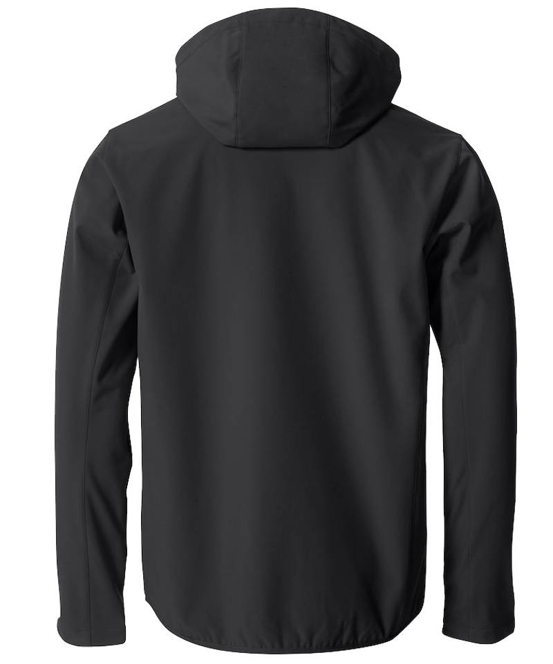 Softshell jas Clique basic met capuchon grijs