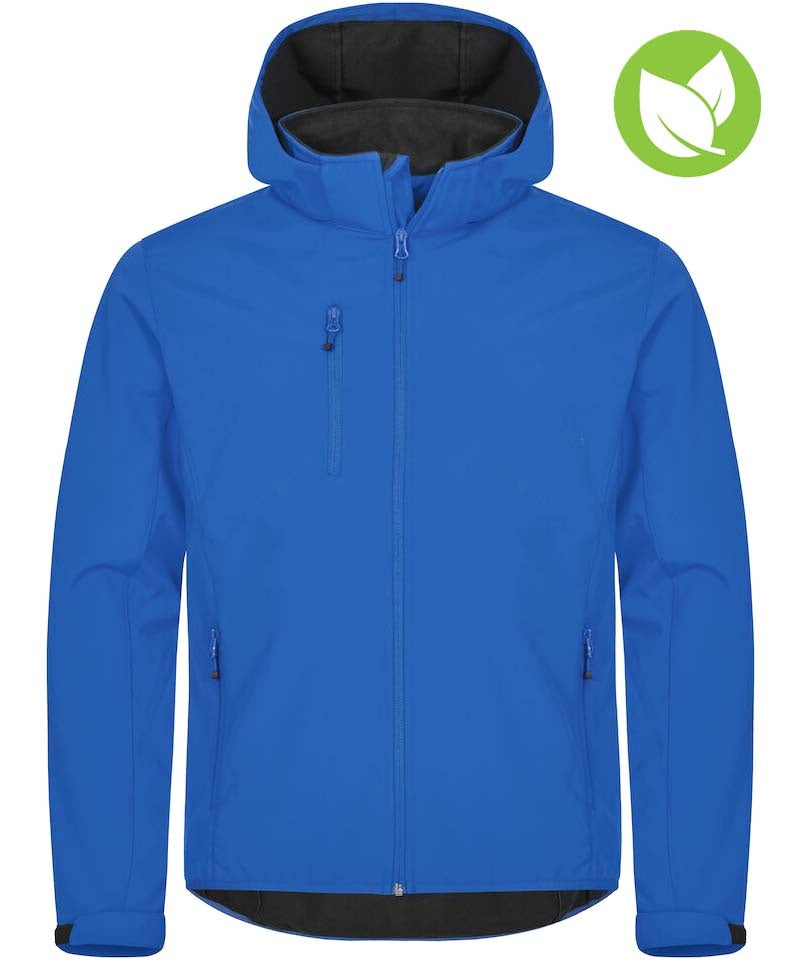 Softshell jas Clique classic met capuchon