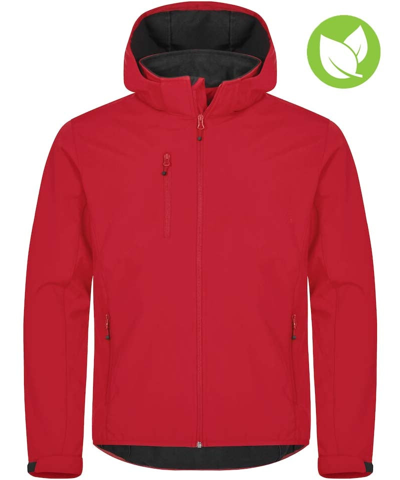 Softshell jas Clique classic met capuchon