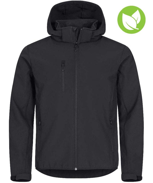 Softshell jas Clique classic met capuchon