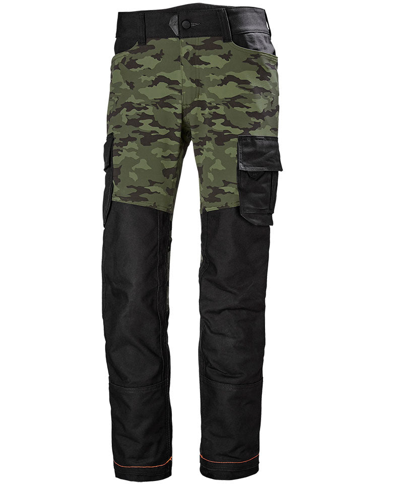 Werkbroek Chelsea Evolution stretch Helly Hansen camouflage