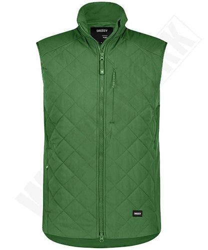 Dassy Bodywarmer Yala olmgroen voorkant